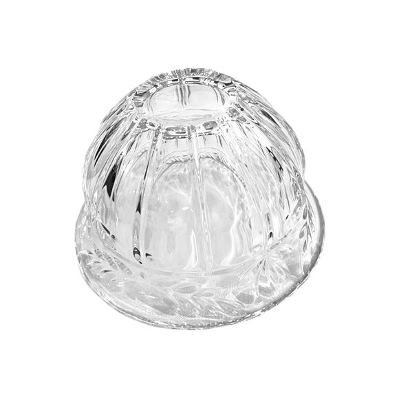 VTG Noritake Lead Crystal Bowl with Leaf Design* - Picture 4 of 4